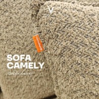 Canapea de colț fara carcasa Synonym Sofa Camely Cappuccino S030 imaginea #2 — magazin online Desire.md