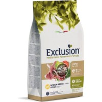 Hrană uscată pentru câini Exclusion Monoprotein Lamb Medium Breed Adult 3kg