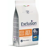 Hrană uscată pentru câini Exclusion Metabolic&Mobility Pork&Fibres Small Breed 7kg 