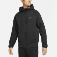 Hanorac pentru bărbați Nike M Nsw Te Fz Flc Triple Black, s.XXL imaginea #2 — magazin online Desire.md