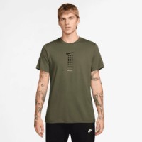 Tricou bărbătesc Nike M Nsw Tee Fw Mbr Cnct 2 Fa25 Medium Olive, s.S imaginea #1 — magazin online Desire.md