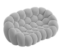 Canapea fara rama Synonym Puffa Grey Light S022