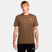 Tricou bărbătesc Nike Sportswear Club Mosswood Brown, s.M imaginea #1 — magazin online Desire.md