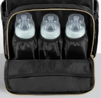 Geanta pentru mama Kikka Boo Siena 2025 Black Gold (31108020110) imaginea #8 — magazin online Desire.md