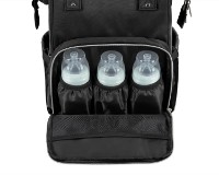 Сумка для мам Kikka Boo Siena 2025 Black Silver (31108020111) фото №9 — интернет-магазин Desire.md