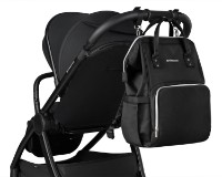 Сумка для мам Kikka Boo Siena 2025 Black Silver (31108020111) фото №10 — интернет-магазин Desire.md