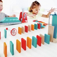 Joc educativ de masa Hape Mighty Hammer Domino (6943478023604) imaginea #8 — magazin online Desire.md