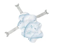 Hamac pentru scăldat Kikka Boo Soft Bath Nubo Sea Shell Blue (31404010029)