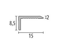 Profil pentru podea Parkett-Freund PF 238 N/SK sand 270 imaginea #2 — magazin online Desire.md