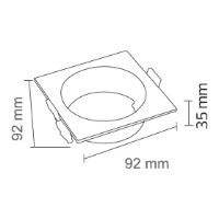 Встраиваемый светильник Horoz Anemon-2 (0150490002010) фото №2 — интернет-магазин Desire.md