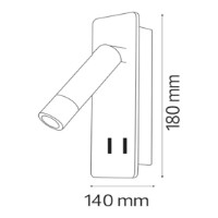 Бра Horoz Cunda (0290110003020) фото №2 — интернет-магазин Desire.md