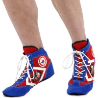 Ghete lupte Velo s.40 Blue/Red (OB-5800) imaginea #8 — magazin online Desire.md