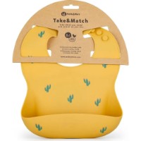 Слюнявчик Petite&Mars Take&Match Ochre Cacti (706719) фото №2 — интернет-магазин Desire.md