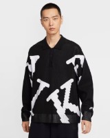 Мужская толстовка Nike M Club Rugby Top Neo Var Black/White, s.XXL