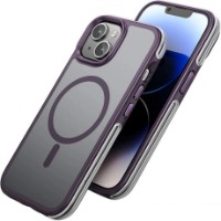 Husa de protecție Hoco AS5 19ft anti-fall Flexible Airbag Magnetic Case for iPhone 15 Plus Purple