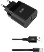 Încărcător XO L63 + Micro-USB Black
