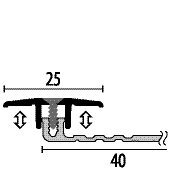 Profil pentru podea Parkett-Freund PF 378 V F2 sSainles steel optic 90 19820902 imaginea #2 — magazin online Desire.md