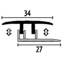 Наполный профиль Parkett-Freund PF 588 LH H63 Tigua 61227063 фото №2 — интернет-магазин Desire.md