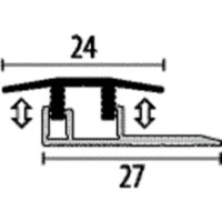 Profil pentru podea Parkett-Freund PF 578 V Silver 270 61527004 imaginea #2 — magazin online Desire.md