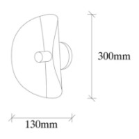 Бра Trendy Sivani MR-840 White/Gold 17x30x13cm GTR002245 фото №2 — интернет-магазин Desire.md