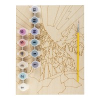 Pictură pe lemn Lori Волк На Холме (Фр-021) imaginea #2 — magazin online Desire.md