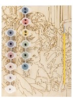 Pictură pe lemn Lori Девушка в Апельсинах (Фр-017) imaginea #3 — magazin online Desire.md