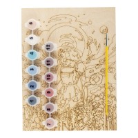 Pictură pe lemn Lori Маковое Поле (Фр-019) imaginea #2 — magazin online Desire.md