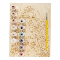 Pictură pe lemn Lori Утренний Кофе (Фр-020) imaginea #2 — magazin online Desire.md