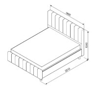 Pat Ambianta Fancy 1.6m Beige imaginea #2 — magazin online Desire.md