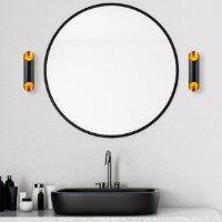 Candelabru de perete Trendy Taiat 11810 Black/Gold 8x30x12cm GTR002176 imaginea #3 — magazin online Desire.md