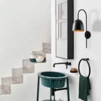 Candelabru de perete Trendy Tatuaj 3320 Black 24x57x16cm GTR002352 imaginea #3 — magazin online Desire.md