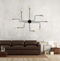 Candelabru de perete Trendy Truva N-701 Black/Bronze 140x15x140cm GTR002142 imaginea #3 — magazin online Desire.md