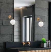 Candelabru de perete Trendy Viran 10895 Bronze/White 15x25x27cm GTR002188 imaginea #3 — magazin online Desire.md