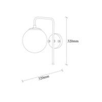 Бра Trendy Viran 10940 Bronze 15x32x32cm GTR002195 фото №2 — интернет-магазин Desire.md