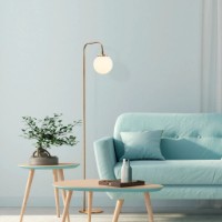 Lampadar Trendy Viran 10955 Copper/White 27x146x27cm GTR002826 imaginea #3 — magazin online Desire.md