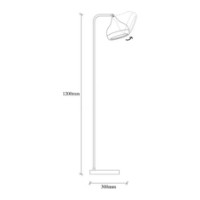 Lampadar Trendy Yildo 6911 White/Copper 30x120x17cm GTR002850 imaginea #2 — magazin online Desire.md