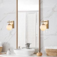 Бра Trendy Zahar 13110 Gold/White 15x15x20cm GTR002209 фото №3 — интернет-магазин Desire.md