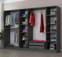 Dulap Trendy Kale 5118 Anthracit/Dore 270x210x52cm GTR004503 imaginea #3 — magazin online Desire.md