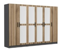 Dulap Trendy Kale 5119 Anthracit/Dore 270x210x52cm GTR004504 imaginea #3 — magazin online Desire.md