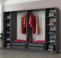 Шкаф Trendy Kale 5121 Anthracit/Dore 270x210x52cm GTR004506 фото №2 — интернет-магазин Desire.md