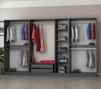 Dulap Trendy Kale 5122 Anthracit/Dore 315x210x52cm GTR004507 imaginea #3 — magazin online Desire.md