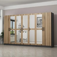 Шкаф Trendy Kale 5123 Anthracit/Dore 315x210x52cm GTR004508 фото №3 — интернет-магазин Desire.md