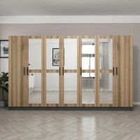 Шкаф Trendy Kale 5123 Anthracit/Dore 315x210x52cm GTR004508