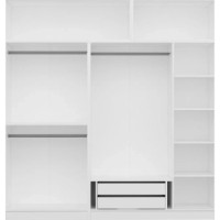 Dulap Trendy Kale 5137 White 225x235x52cm GTR004512 imaginea #2 — magazin online Desire.md