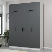 Шкаф Trendy Kale 5146 White/Anthracit 180x235x52cm GTR004517 фото №2 — интернет-магазин Desire.md