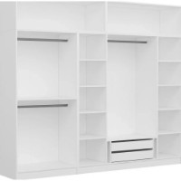 Шкаф Trendy Kale 5148 White/Anthracit 270x235x52cm GTR004519 фото №4 — интернет-магазин Desire.md