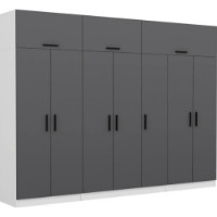 Dulap Trendy Kale 5150 White/Anthracit 315x235x52cm GTR004521 imaginea #3 — magazin online Desire.md