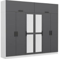 Dulap Trendy Kale 5162 White/Anthracit 270x235x52cm GTR004529 imaginea #4 — magazin online Desire.md