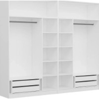 Dulap Trendy Kale 5162 White/Anthracit 270x235x52cm GTR004529 imaginea #2 — magazin online Desire.md