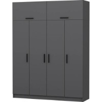 Шкаф Trendy Kale 5173 Anthracit 180x235x52cm GTR004534 фото №3 — интернет-магазин Desire.md